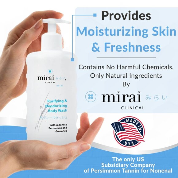 COPY - Mirai Clinical Body Wash for Strong Body Odor (9.3fl oz.) - Picture 4 of 4